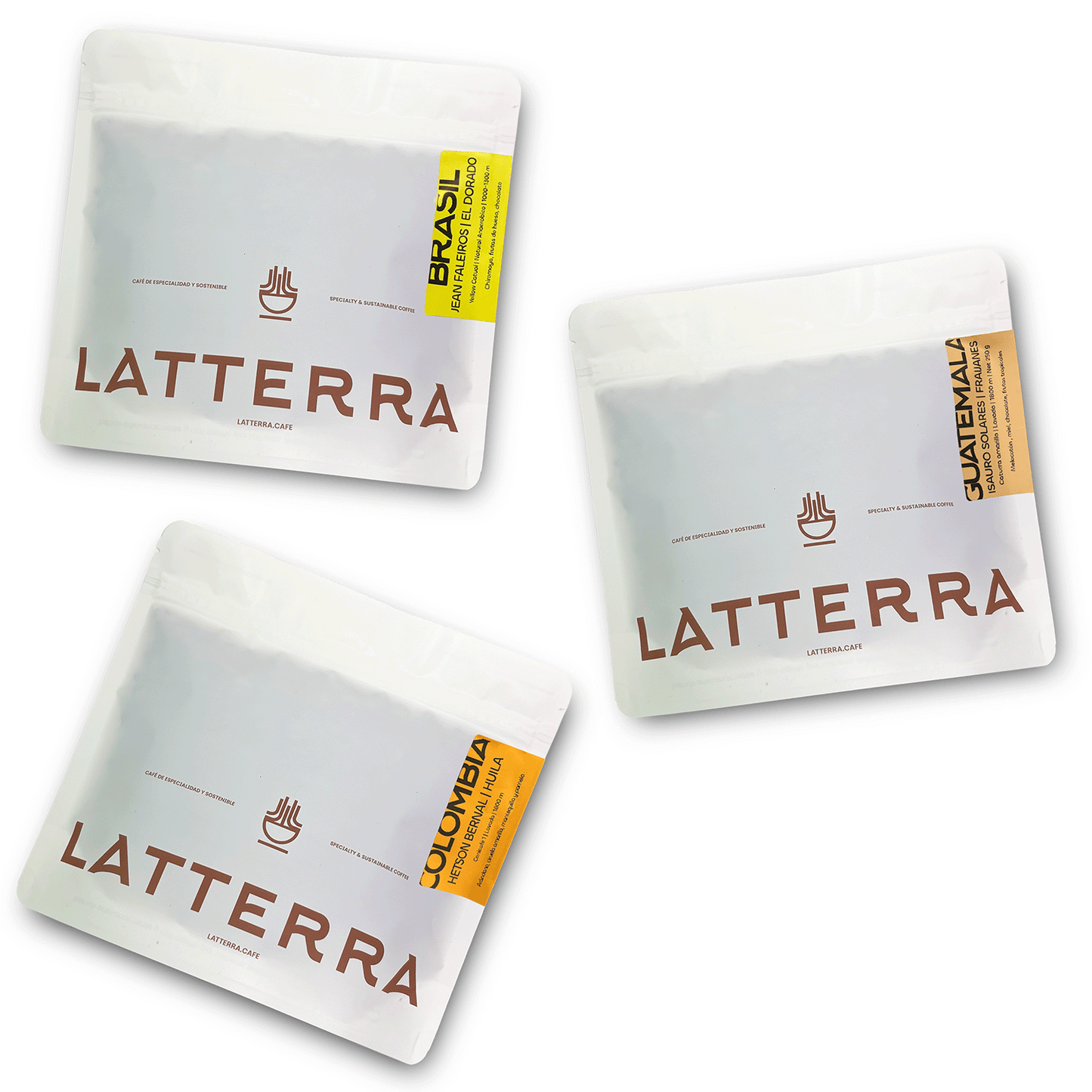 PACK CAFÉ CON NOMBRES Y APELLIDO 3x250g
