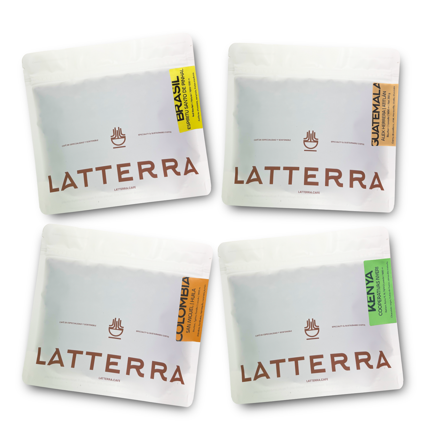 PACK DEGUSTACIÓN INDISPENSABLES 4x250g